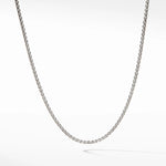 Box Chain Necklace Sterling Silver, 1.7mm
