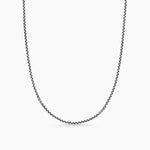 Box Chain Necklace in Sterling Silver, 1.7mm