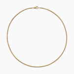 Box Chain Necklace in 18K Yellow Gold, 2.7mm