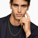 Box Chain Necklace in 18K Yellow Gold, 2.7mm