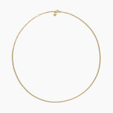 Box Chain Necklace in 18K Yellow Gold, 1.7mm