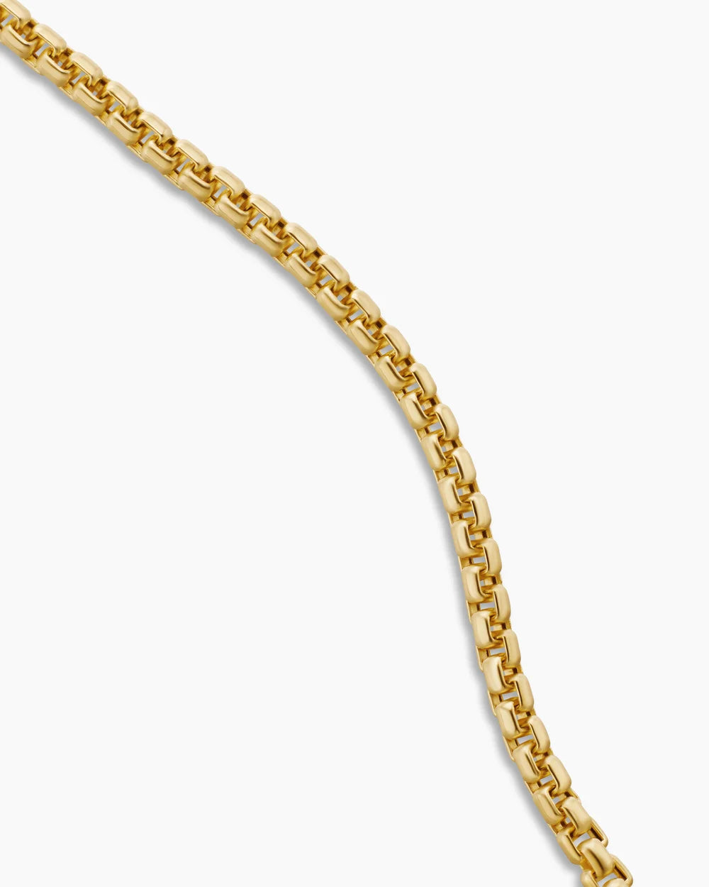 Box Chain Necklace in 18K Yellow Gold, 1.7mm
