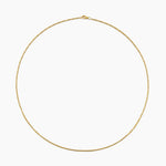 Box Chain Necklace in 18K Yellow Gold, 1.7mm
