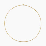 Box Chain Necklace in 18K Yellow Gold, 1.7mm