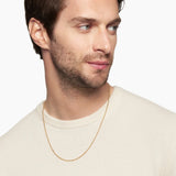 Box Chain Necklace in 18K Yellow Gold, 1.7mm