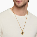 St. Christopher Amulet in 18K Yellow Gold, 34.5mm
