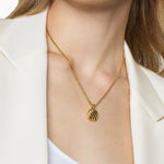 Sculpted Cable Square Locket in 18K Yellow Gold, 22.5mm
