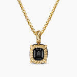 Marbella Pendant 18K Yellow Gold with Black Onyx, 12mm
