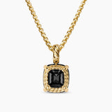 Marbella Pendant 18K Yellow Gold with Black Onyx, 12mm