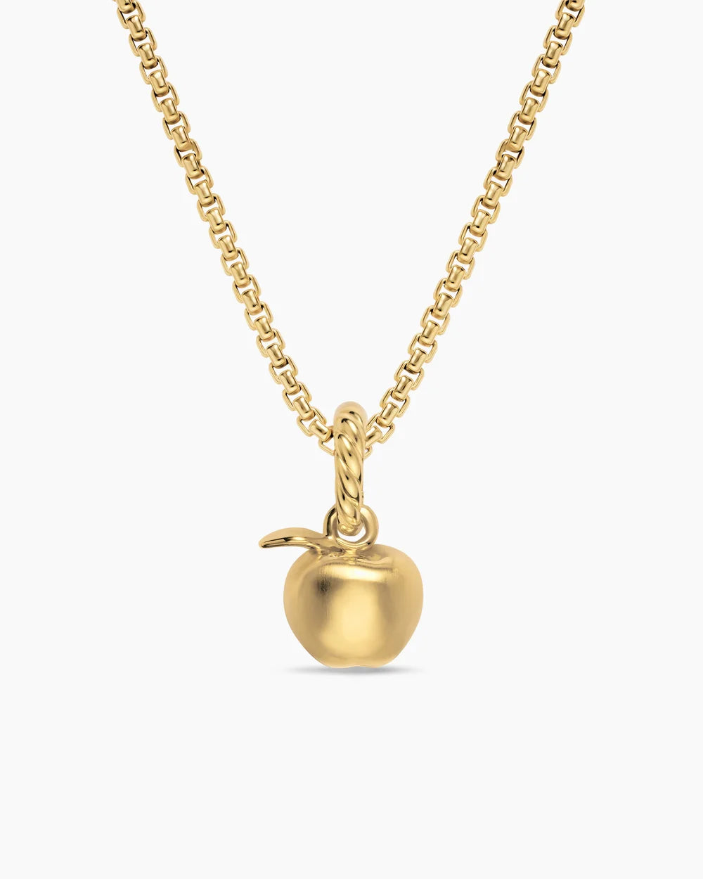 PETITE APPLE AMULET 18K Yellow Gold, 10mm