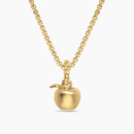 PETITE APPLE AMULET 18K Yellow Gold, 10mm