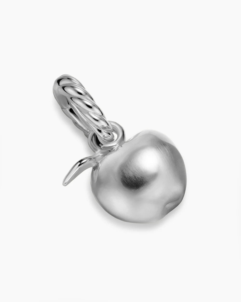 PETITE APPLE AMULET Sterling Silver, 10mm