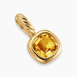 MINI CUSHION CUT AMULET 18K Yellow Gold with Citrine, 5.5mm