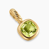 Mini Cushion Cut Amulet 18K Yellow Gold with Peridot, 5.5mm