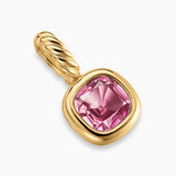 MINI CUSHION CUT AMULET 18K Yellow Gold with Pink Tourmaline, 5.5mm