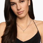 MINI CUSHION CUT AMULET Sterling Silver with 14K Yellow Gold and Champagne Citrine, 5.5mm