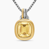 DY MERCER® COLOR AMULET Sterling Silver with 18K Yellow Gold, Champagne Citrine and Diamonds, 13mm