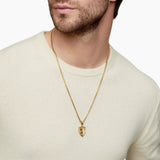 St. Michael Amulet in 18K Yellow Gold, 26mm