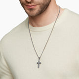 CROSS PENDANT Sterling Silver, 34mm