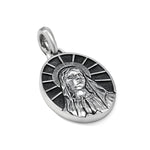 Mary Amulet in Sterling Silver, 20mm