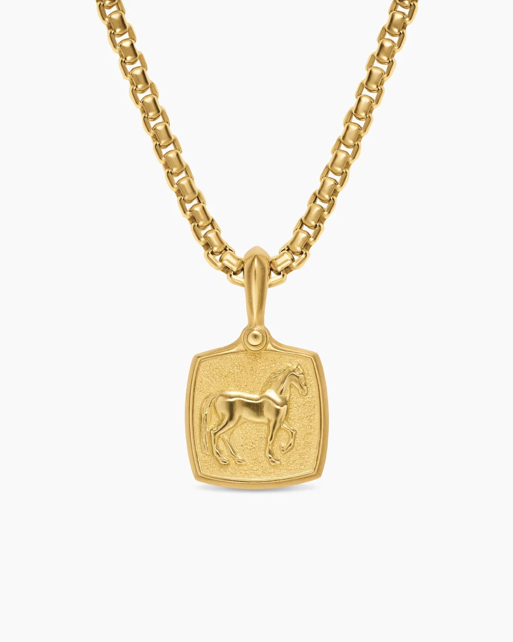 Petrvs® Horse Amulet 18K Yellow Gold, 15.8mm