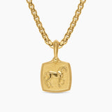 Petrvs® Horse Amulet 18K Yellow Gold, 15.8mm