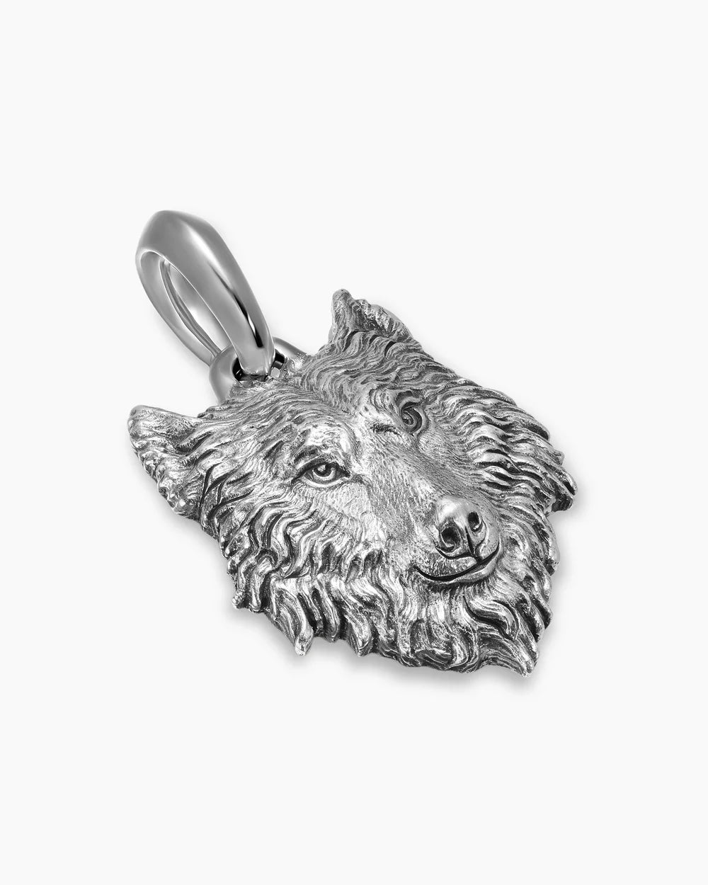 PETRVS® WOLF AMULET Sterling Silver, 26mm