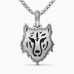 PETRVS® WOLF AMULET Sterling Silver, 26mm