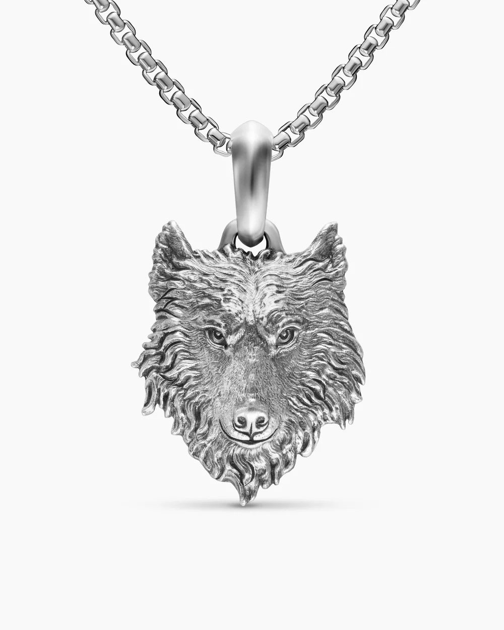 PETRVS® WOLF AMULET Sterling Silver, 26mm