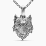 PETRVS® WOLF AMULET Sterling Silver, 26mm