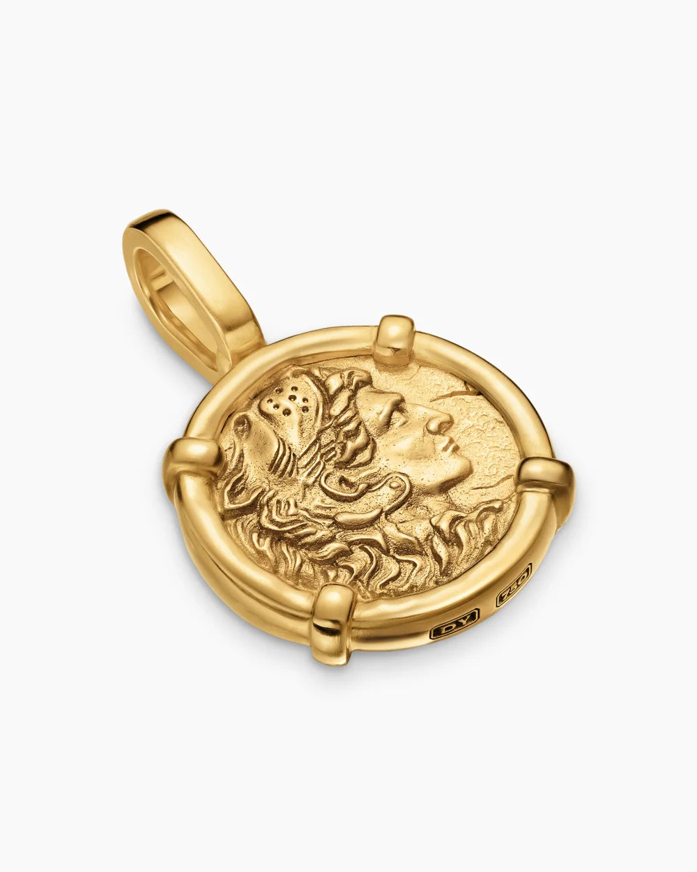 ALEXANDER THE GREAT AMULET 18K Yellow Gold, 20.5mm