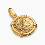 ALEXANDER THE GREAT AMULET 18K Yellow Gold, 20.5mm