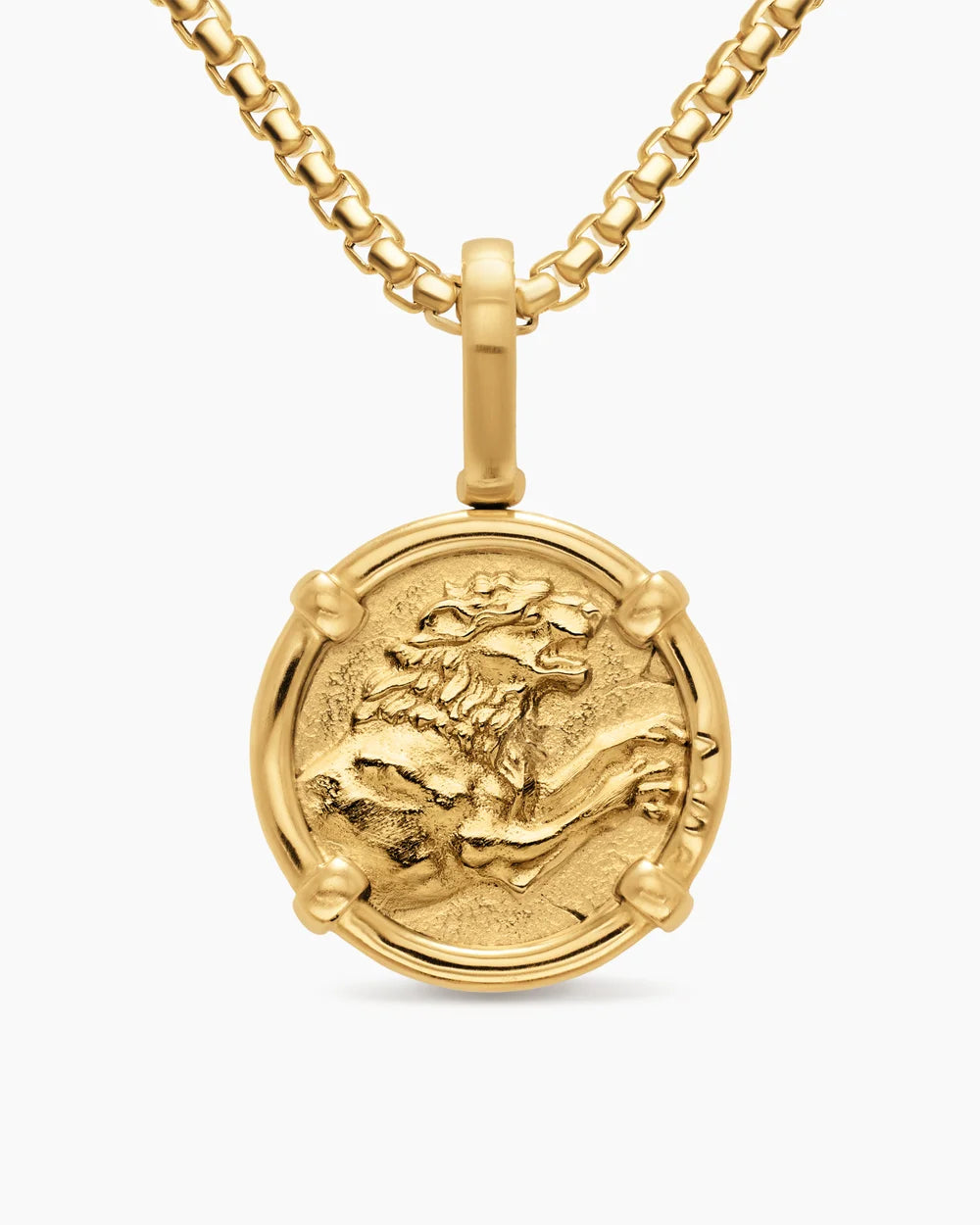 ALEXANDER THE GREAT AMULET 18K Yellow Gold, 20.5mm