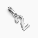 NUMBER TWO AMULET Sterling Silver, 18.6mm