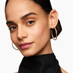 Cablespira® Hoop Earrings in 18K Yellow Gold, 1.5in