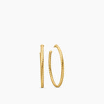 Cablespira® Hoop Earrings in 18K Yellow Gold, 2in