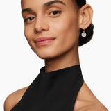 Petite DY Elements® Drop Earrings 18K Yellow Gold with Mother of Pearl and Diamonds, 22.6mm