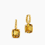 Marbella Drop Earrings in 18K Yellow Gold with Citrine, 25mm