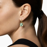 Marbella Drop Earrings 18K Yellow Gold with Prasiolite, 11mm