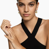 ALBION® DROP EARRINGS Sterling Silver with 18K Yellow Gold and Champagne Citrine, 10mm