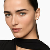 PEARL CLASSICS STUD EARRINGS 18K Yellow Gold and Diamonds, 6.6mm