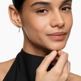 DY Mercer® Petite Toggle Chain Stud Earrings Sterling Silver with 18K Yellow Gold, 38.2mm