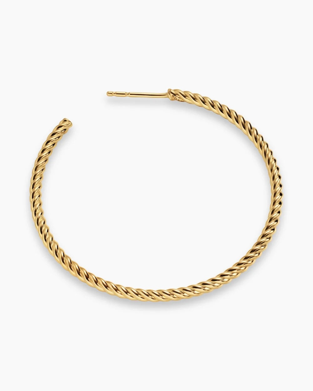 CABLESPIRA® HOOP EARRINGS 18K Yellow Gold, 42.3mm