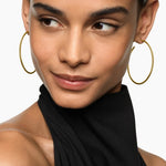 CABLESPIRA® HOOP EARRINGS 18K Yellow Gold, 42.3mm