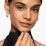 DY MADISON® SMOOTH HOOP EARRINGS 18K Yellow Gold, 24.3mm