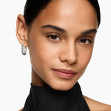 DY Madison® Cable Hoop Earrings Sterling Silver, 24.3mm
