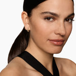 BEZEL SET HOOP EARRINGS 18K Yellow Gold with Diamonds, 13.4mm