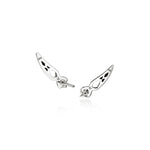 Naga Earrings, Sterling Silver