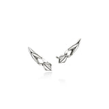 Naga Earrings, Sterling Silver