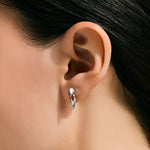 Naga Earrings, Sterling Silver